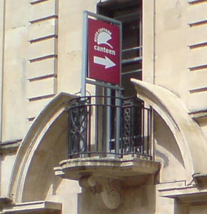 The Balcony Sign