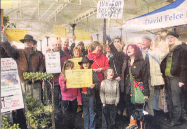 Market protest