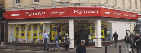 Rymans front