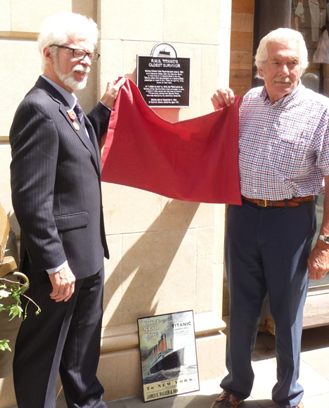 Unveiled Plaque